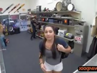 Elite College mademoiselle Nailed At The Pawnshop