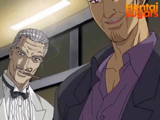 2 anime masters se hvordan deres slave er ridning dette stein hardt johnson