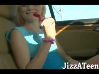 Tiny lassie Moretta loves lollipop and xxx video