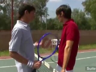 Tennis gay jocks fucking outdoors