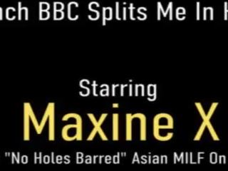 Celebrity Splits&quest; See Maxine X Get Torn In Half By A Massive Big Cock&excl;