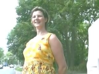 Thick German Woman gets Warm Cum on Her Small Boobs: Retro Amateur xxx movie