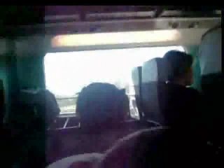 In the back of a bus getting an awesome blowjob clip