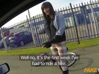 Fake Cop marvellous cyclist with big tits fucked