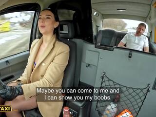 Female Fake Taxi sexy cookie girl Gang Gets Her butthole Fucked By A real Stranger