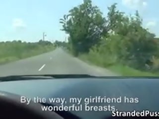 Lustful Hitchhiking Couple Enjoys great adult clip