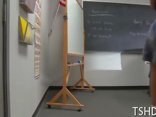 Teacher drills sweetheart