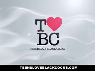 Teensloveblackcocks-hot blonda ia colossal negru ciocănitoare